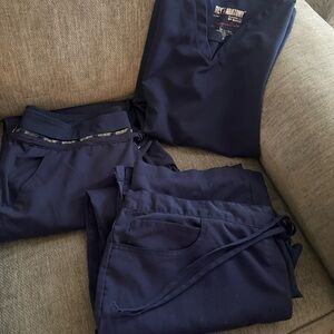 Grey's Anatomy Women's Navy Scrubs